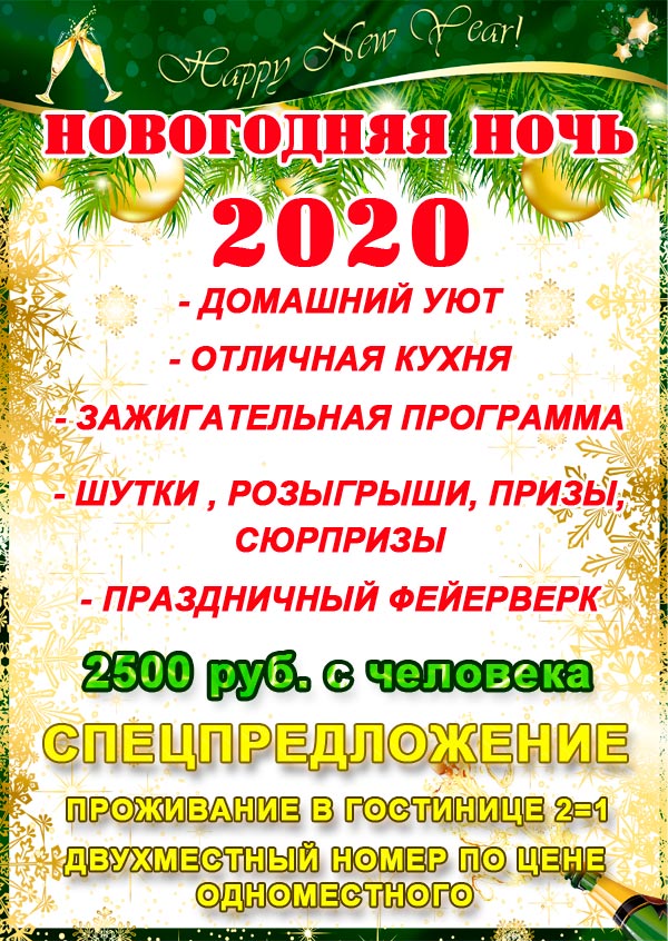 Новогодняя ночь 2020 г.