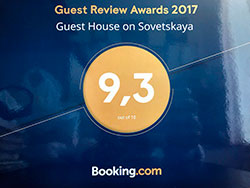 наш рейтинг от booking за 2017 год